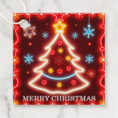 ネオンクリスマス人気があるホリデーコレクション フェイバータグ (正面)