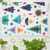 ネオンクリスマス キッチンタオル (折り畳み)