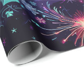 ネオンクリスマス ラッピングペーパー (ロールコーナー)