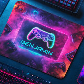 ネオンクールゲーマー制御パーソナライズされた装置 マウスパッド