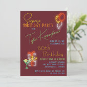 ネオンクールサプインスパイアリーバースデーパーティー 招待状 (スタンド正面)