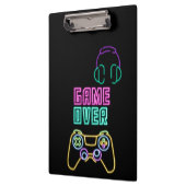 ネオンクールビデオゲーム。 クリップボード (左)