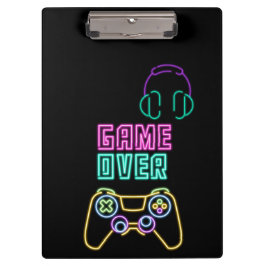 ネオンクールビデオゲーム。 クリップボード