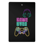 ネオンクールビデオゲーム。 ミニクリップボード (裏面)