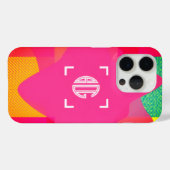 ネオングラディエントカスタムモノグラムiPhoneケース Case-Mate iPhoneケース (裏面 (横))