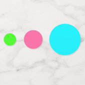 ネオングラデーションテーマパーティーテーブル紙吹雪 コンフェッティ (正面)