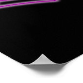 ネオングラードキャップパープルポスター ポスター (角)