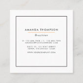 ネオングリッター名刺 スクエア名刺 (裏面)