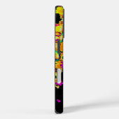 ネオングリッチ抽象芸術アートポスタープリント Case-Mate iPhoneケース (裏面 / 右)