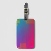 ネオングリッチ ラゲッジタグ (正面縦)