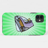 ネオングリーンアイススケート。 Case-Mate iPhoneケース (裏面(横))