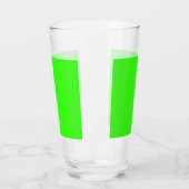 ネオングリーンカスタムピントガラス杯 タンブラーグラス (左)