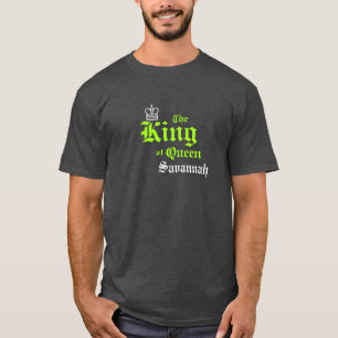 ネオングリーンキングメンズベーシックTシャツ Tシャツ