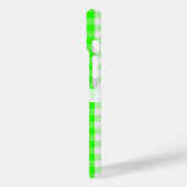 ネオングリーンギンガムパターンバイシャーリーテイラー Case-Mate iPhoneケース (裏面 / 左)