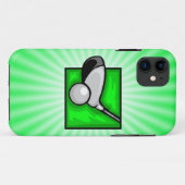 ネオングリーンゴルフ Case-Mate iPhoneケース (裏面(横))