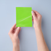 ネオングリーンシームレス抽象芸術波背景壁 チラシ (手)