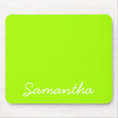 ネオングリーンファッションモノグラム マウスパッド (正面)