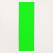 ネオングリーンヘックス00FF00 ヨガマット (裏面)