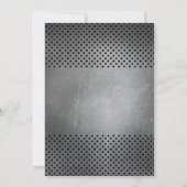 ネオングリーンボーイ10誕生日レーザーラベルパーティー 招待状 (裏面)