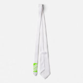 ネオングリーンラグビー，チャートルーズ ネクタイ (裏面)