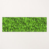 ネオングリーン動物の皮膚のパターンAnimalia ヨガマット (正面(横))