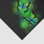 ネオングリーン蝶 薄葉紙 (詳細)