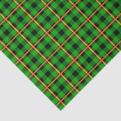 ネオングリーン&オレンジタータンチェック 薄葉紙 (詳細)