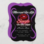 ネオングルーヴィークラブ宇宙ガールバチェロレッテ 招待状 (正面/裏面)