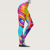 ネオングローと銀河のサイボーグエイリアン レギンス (右)