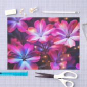 ネオングローのPhlox 薄葉紙 (クラフト)