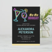 ネオングローカクテル92歳招待状 招待状 (スタンド正面)