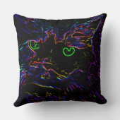 ネオングローキャット クッション (裏面)