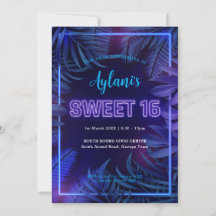 ネオングロースウィート16バースデーパーティー