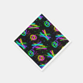 ネオングロースティックシームレスパターンID923 スタンダードカクテルナプキン (角)