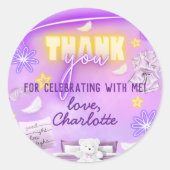 ネオングロースリープバースランバーパーティーサンキューユナイズ ラウンドシール (正面)