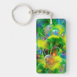 ネオングローダンデオンズインドリームガーデン キーホルダー