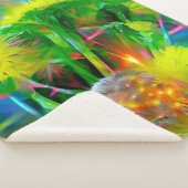 ネオングローダンデオンズインドリームガーデン シェルパブランケット (3/4)