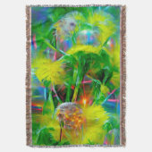 ネオングローダンデオンズインドリームガーデン スローブランケット (正面縦)