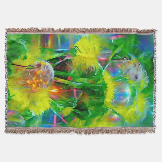 ネオングローダンデオンズインドリームガーデン スローブランケット (正面)