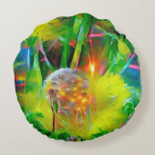 ネオングローダンデオンズインドリームガーデン ラウンドクッション (裏面)