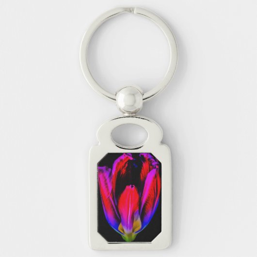 ネオングローチューリップ キーホルダー (正面)