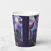 ネオングローディスコダンスバースデーパーティー 紙コップ (右)