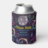 ネオングローディスコダンスバースデーパーティー 缶クーラー (缶正面)