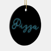 ネオングローピザ セラミックオーナメント (右)