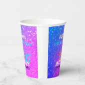 ネオングローモダン13th誕生日パーティー 紙コップ (右)