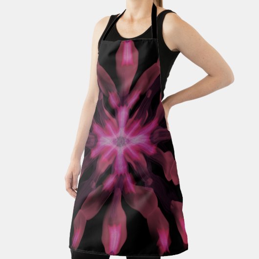 ネオングローライトスティック抽象デザイン エプロン (インサイチュ)