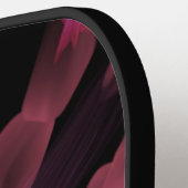 ネオングローライトスティック抽象デザイン ピックルボールラケット (左詳細)