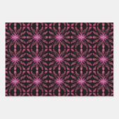 ネオングローライトスティック抽象芸術パターン ラッピングペーパーシート (正面2)