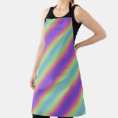 ネオングローレインボーストライプンプリントオールオーバー エプロン (インサイチュ)