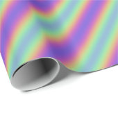 ネオングローレインボーストライプ紙 ラッピングペーパー (ロールコーナー)